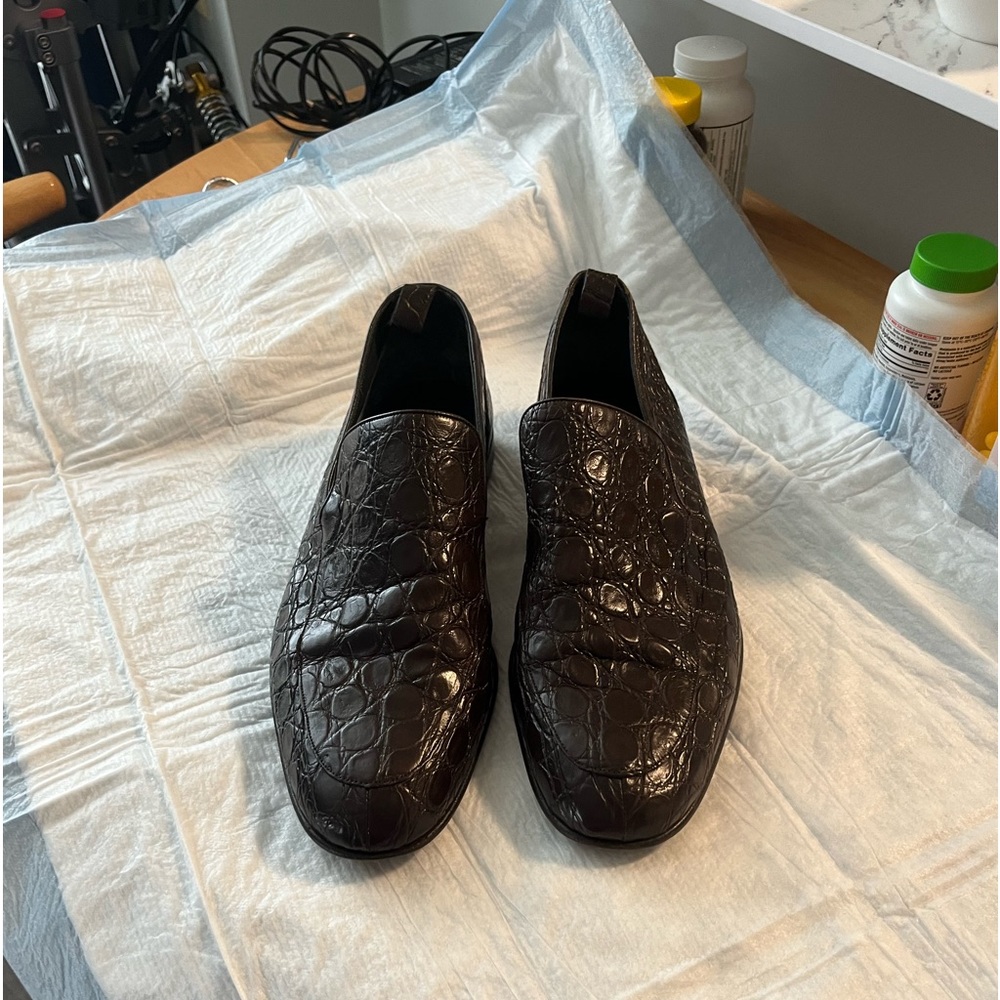 Bally Baby Alligator Size 9